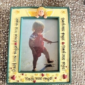 Daddy's little‎ Angel Vintage picture frame From 1975